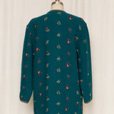 Geiger Wool Embroidered Cardigan