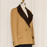 Gianni Versace Wool Mustard Blazer