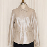 Bradley Silver Leather Jacket