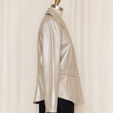 Bradley Silver Leather Jacket