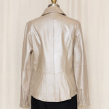 Bradley Silver Leather Jacket