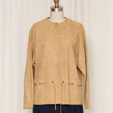 Vintage Camel Suede Jacket