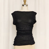 MaxMara Mesh Black Top