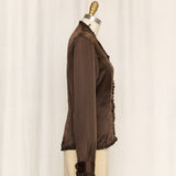 SportMax Brown Silk Jacket