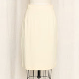 LAGERFELD Cream Vintage Skirt Suit As Is