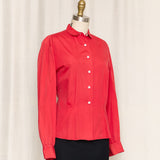 Anschy Breucha Munchen Red Blouse
