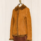 Caractère Shearling Orange Jacket