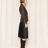 Gianfranco Ferre Brown Leather Jacket