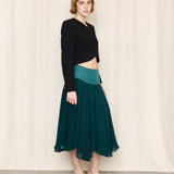 Valentino Boutique Cropped Black Wool Blazer