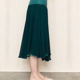 Y's Green Midi Skirt