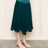 Y's Green Midi Skirt