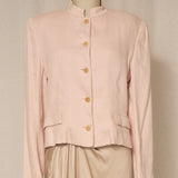 Vintage Calvin Klein Collection Light Pink Jacket