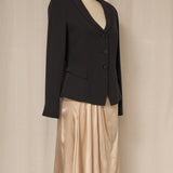 Vintage 2000s Prada Silk Skirt