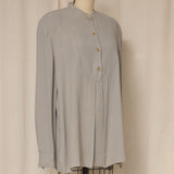Early 90s Giorgio Armani Grey Silk Blouse