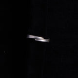 Vintage Sterling Silver Modernist Moonstone Ring