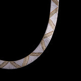 Milor Sterling Silver and Gold Tone Details Necklace