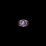 Vintage Silver Ring with Purple Stone