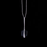LORU Sterling Silver Labradorite Pendant Necklace