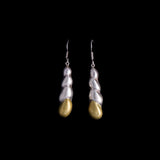Sterling Silver Taxco Tiered Drop Earrings