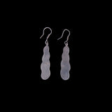 Sterling Silver Taxco Tiered Drop Earrings
