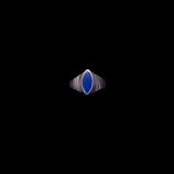 Sterling Silver Blue Stone Ring