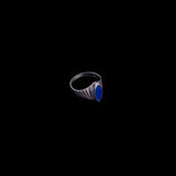 Sterling Silver Blue Stone Ring