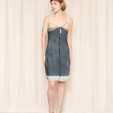 Prada Embelished Silk Slip