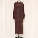 Vintage DVF Brown Silk Duster