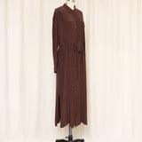 Vintage DVF Brown Silk Duster