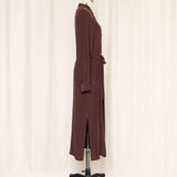 Vintage DVF Brown Silk Duster