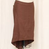 Marciano Brown Ruched Back Detail Skirt