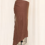 Marciano Brown Ruched Back Detail Skirt