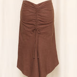 Marciano Brown Ruched Back Detail Skirt
