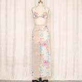 La Perla Floral Bikini Top and Cover Up