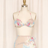 La Perla Floral Bikini Top and Cover Up