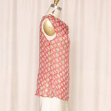 Ruh Floral Print Silk Top