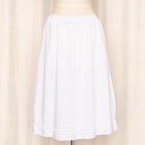 Vintage Cotton White Slip Skirt
