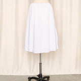 Vintage Cotton White Slip Skirt