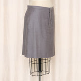 Chloe Vintage Grey Pencil Skirt