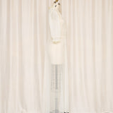 Vintage Sheer Robe with Satin Embroidered Collar