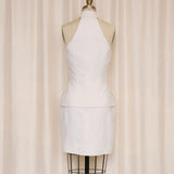 Vertigo Paris White Skirt and Vest Set