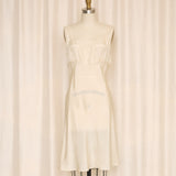 Vintage Ivory Silk Handmade Slip