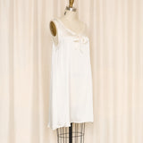 Love, Zelda White Tie Front Silk Slip