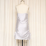 Zimmermann Grey Silk Mini Dress