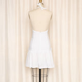 Thomas Burberry White Summer Dress