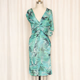 Ungaro Green Floral Silk Dress