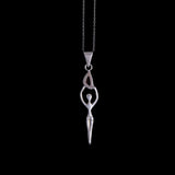 Sterling Silver Charles Albert Women Figure Necklace