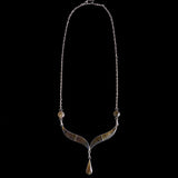 Sterling Silver Labradorite Teardrop Necklace