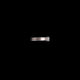Sterling Silver and 14k Gold Princess Cut Ring