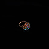14K Multicolored Stone Ring